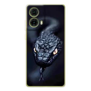 Чохол з картинкою 'Хижаки' для Motorola MOTO G85 (Чорна змія)