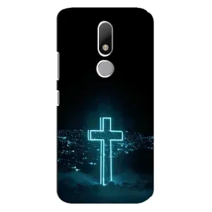 Чехол для Motorola Moto M (AlphaPrint) - (Христианские)