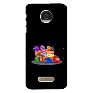 Чехол Амонг Ас для Motorola MOTO Z Play (AlphaPrint) (Амонг-ас)