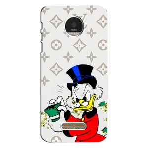 Чехли для Motorola MOTO Z Play - Скрудж МакДак Louis Vuitton (PREMIUMPrint) (Бакси Скрудж)