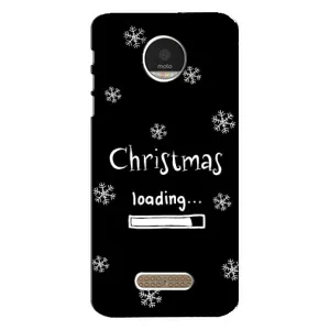Різдвяні, Святкові Чохли для Моторола МОТО Z Плей (Christmas loading)