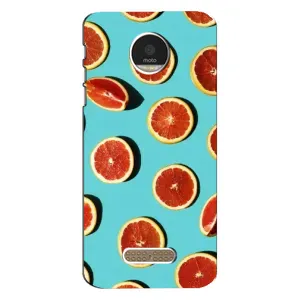 Чехлы с Фруктами для Motorola MOTO Z Play (VPrint) (Грейпфрут)