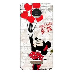 Чохол Disney Mouse Motorola MOTO Z Play (PREMIUMPrint) (Heart Minni)