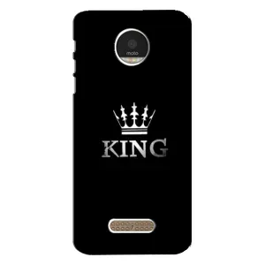 Чохол з Короною Моторола МОТО Z Плей - (AlphaPrint) (KING)