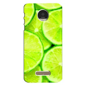 Чехлы с Фруктами для Motorola MOTO Z Play (VPrint) (Лайм)