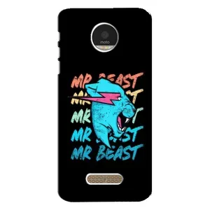 Чохли Містер Біст для Моторола МОТО Z Плей (logo Mr beast)