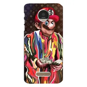 Бренднові Чохли для Motorola MOTO Z Play - (PREMIUMPrint) (Mario LV)