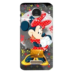 Чохол Disney Mouse Motorola MOTO Z Play (PREMIUMPrint) (Minni з бантіком)