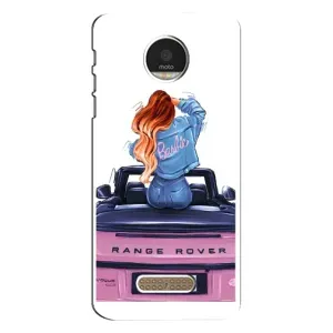 Чохол з друком для Motorola MOTO Z Play - (Мода) (AlphaPrint) (На машині)
