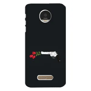 Чехлы (ART) Цветы на Motorola MOTO Z Play (VPrint) (Неожиданные цветы)