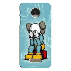 Чохли для Motorola MOTO Z Play - Bearbrick Louis Vuitton (PREMIUMPrint) (Плач Bearbrick)