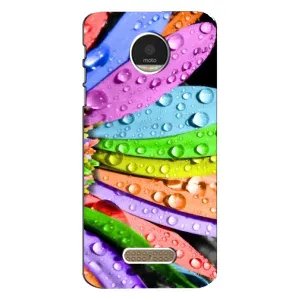 Чехлы (ART) Цветы на Motorola MOTO Z Play (VPrint) (Семицветик)