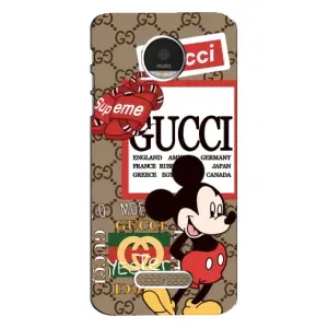 Чохол Disney Mouse Motorola MOTO Z Play (PREMIUMPrint) (Стильний Міккі)