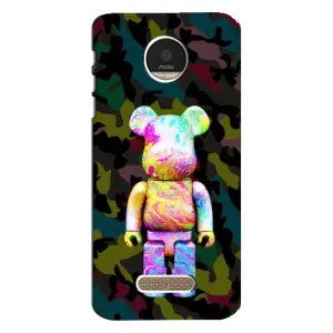 Чохли для Motorola MOTO Z Play - Bearbrick Louis Vuitton (PREMIUMPrint) (Яскравий Bearbrick)