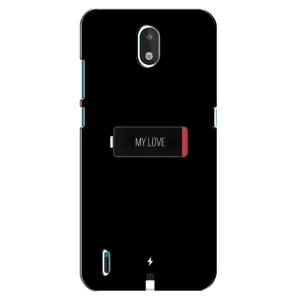 Чехлы для любимой на Нокія 1.3 (VPrint) (Love battery)