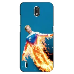 Чохол з принтом Фантастична четвірка для Nokia 1.3 (Людина-факел у вогні)