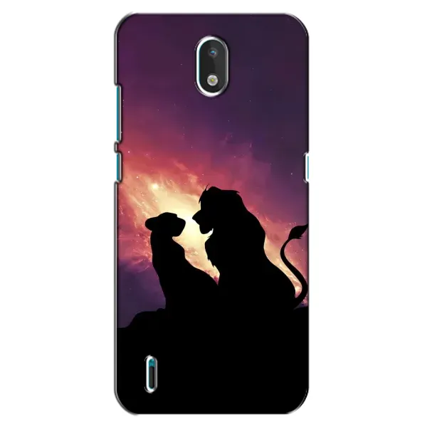 Чехол с принтом «Силуэт Симба и Налу» для Nokia 1.3