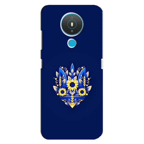 Чохол з принтом «Квітковий Герб» для Nokia 1.4