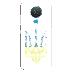 Чохли для Nokia 1.4 Укр. Символіка (AlphaPrint) (Герб з букв)