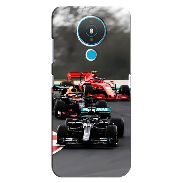 Чехол с принтом «Гонка Формула 1» для Nokia 1.4