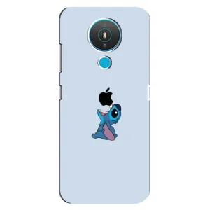 Чохол з принтом Стіч на Nokia 1.4 (Stitch apple)