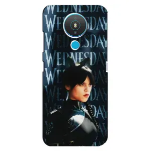 Чохли Венсдей на Nokia 1.4 Уенсдей (AlphaPrint) (Венздей кішка)