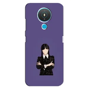 Чохли Венсдей на Nokia 1.4 Уенсдей (AlphaPrint) (Венздей у чорному)