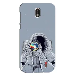 Чехол с принтом «Космонавт фото» для Nokia 1