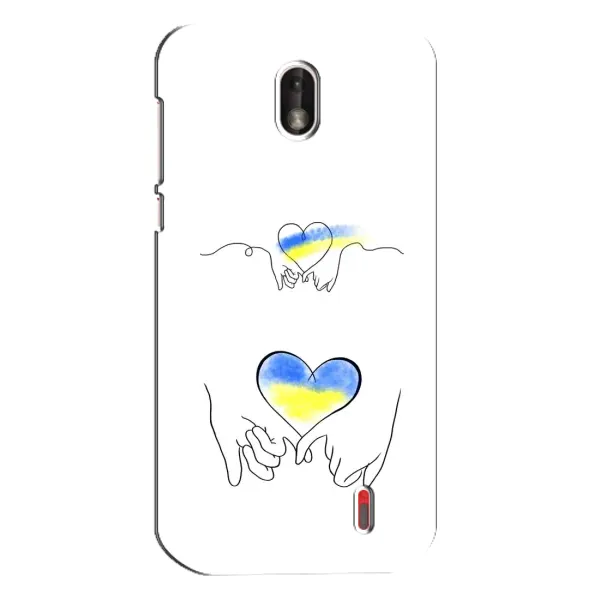 Чехол с принтом «Мир Украине» для Nokia 1
