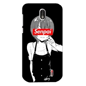 Чехол с принтом «Senpai» для Nokia 1