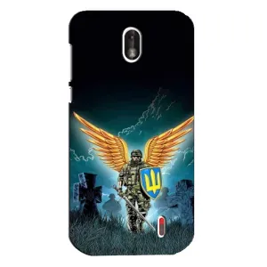 Чехлы с картинкой ЗСУ для Nokia 1 (AlphaPrint) (Солдат ЗСУ)