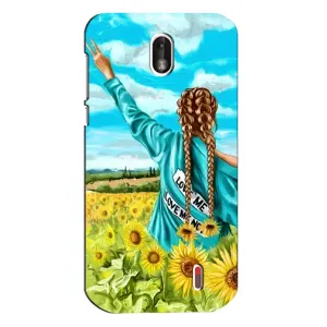 Чехол для Патриота Украины Nokia 1 - (AlphaPrint) (Украиночка)