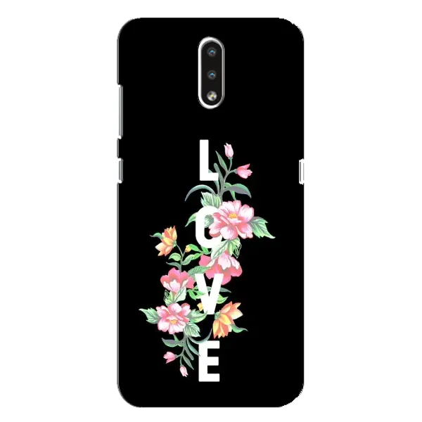Чохол з принтом «Квіти LOVE» для Nokia 2.3
