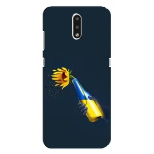 Чехол для Патриота Украины Nokia 2.3 - (AlphaPrint) (Коктейль молотова)