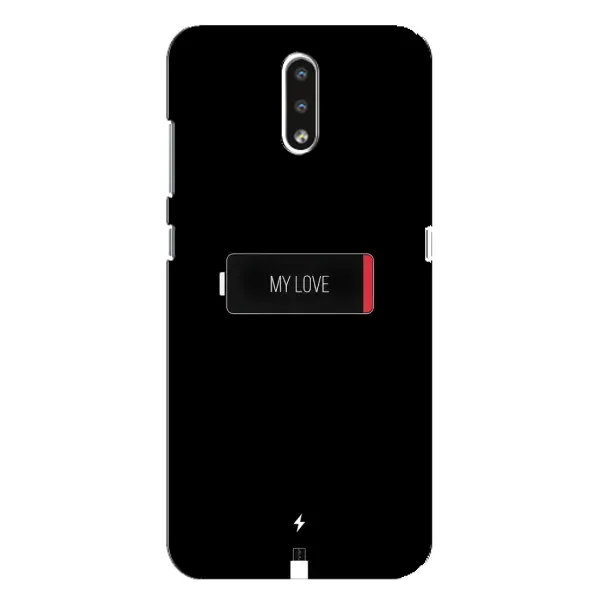 Чохол з принтом «Love battery» для Nokia 2.3