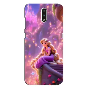 Чохол з принтом «Рапунцель у замку» для Nokia 2.3