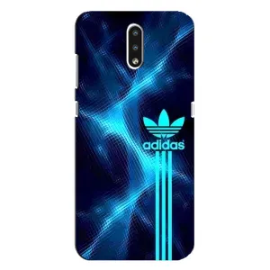 Чехол с принтом «Синий Адидас» для Nokia 2.3