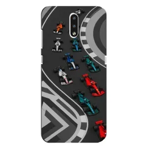Чехол с принтом «Трасса Ф1» для Nokia 2.3
