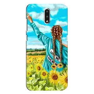 Чехол для Патриота Украины Nokia 2.3 - (AlphaPrint) (Украиночка)