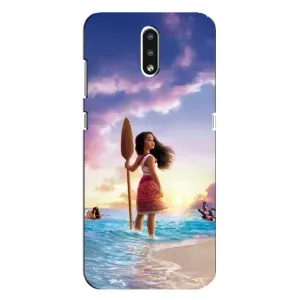 Чехол с принтом «Моана с веслом» для Nokia 2.3