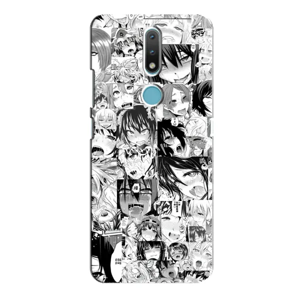 Чехол с принтом «Ahegao manga» для Nokia 2.4