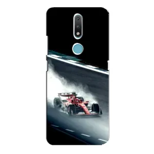 Чехол с принтом «Болид гоночный» для Nokia 2.4