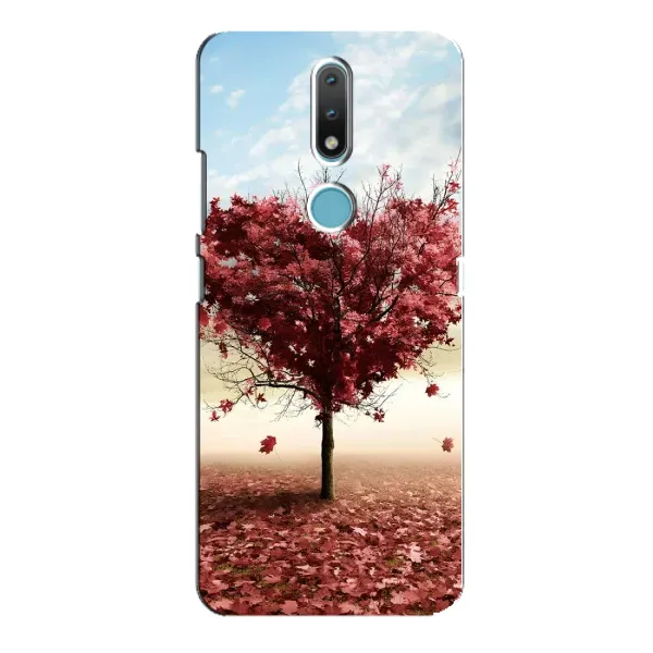Чохол з принтом «Дерево серце» для Nokia 2.4 Чохол з принтом «Дерево серце» для Nokia 2.4