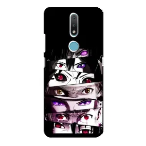 Чехол с принтом «Глаза Anime» для Nokia 2.4