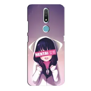 Чехол с принтом «Hentai chan» для Nokia 2.4