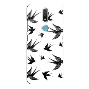 Чехол с птицами на Nokia 2.4 (VPrint)