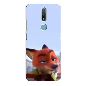 Чехол с принтом «Лис Ник» для Nokia 2.4