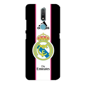 Чехол с принтом «лого Real Madrid» для Nokia 2.4