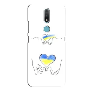 Чехол для Патриота Украины Nokia 2.4 - (AlphaPrint) (Мир Украине)