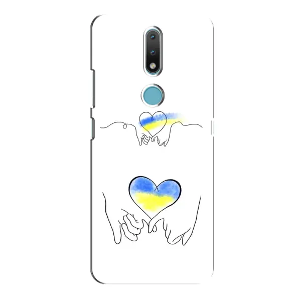 Чохол з принтом «Мир Україні» для Nokia 2.4 Чохол з принтом «Мир Україні» для Nokia 2.4